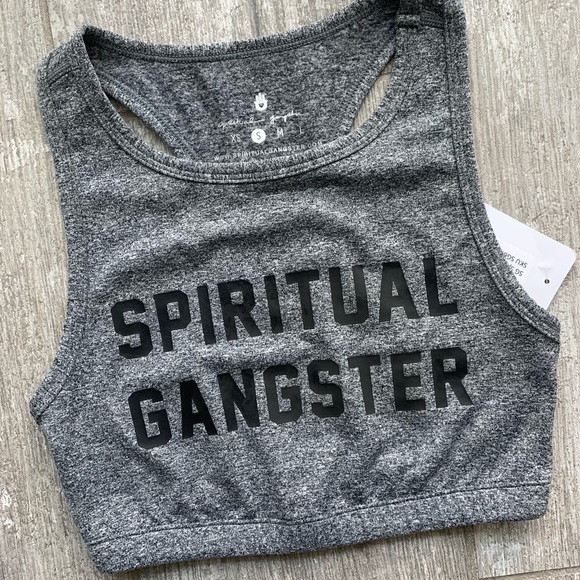 Spiritual Gangster Tops - 🔥🔥SPIRITUAL GANGSTER - HIGH NECK SPORTS BRA🔥🔥